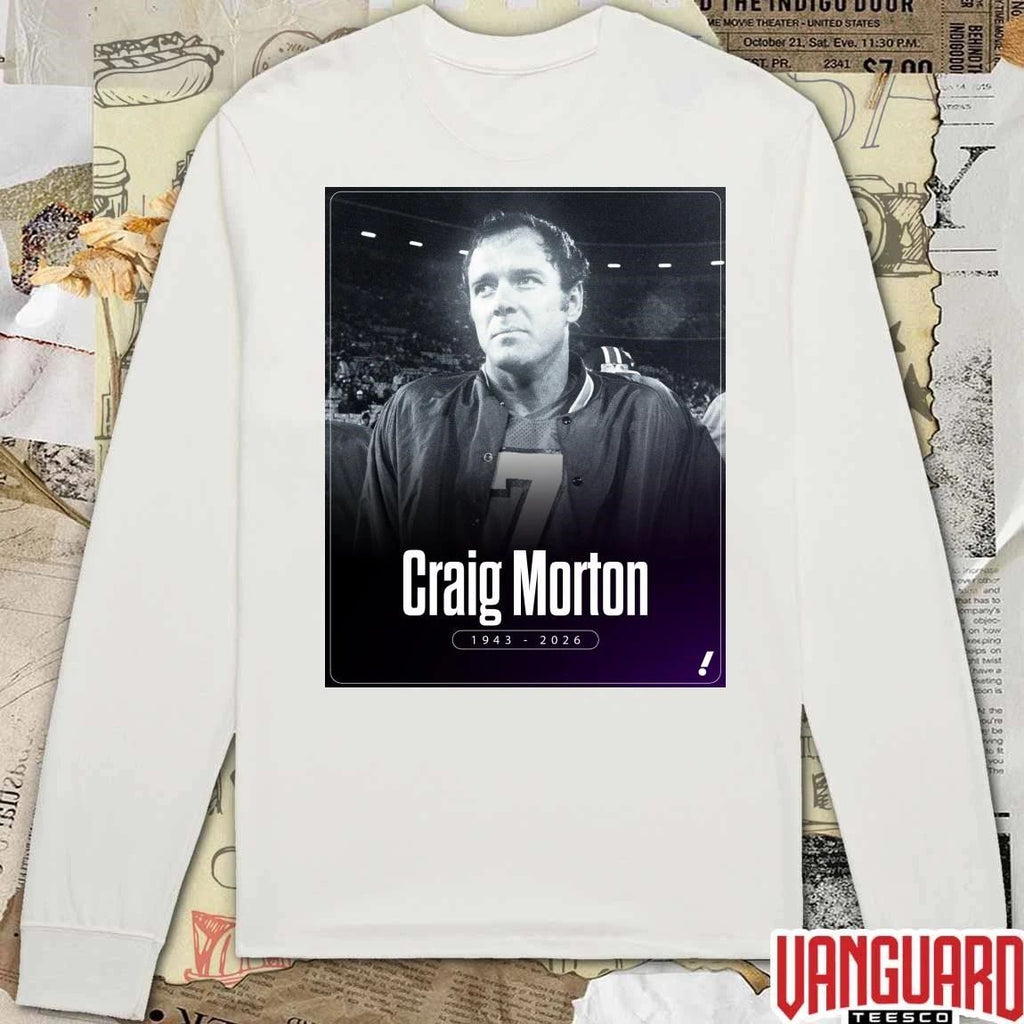 Craig Morton 1943 – 2026 Yahoo Sports t-shirt