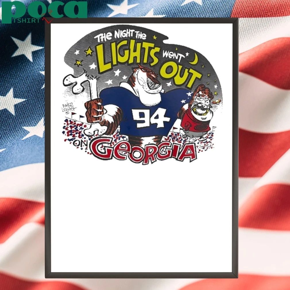 Auburn Tigers The Night The Lights Went Out Georgia Shirt