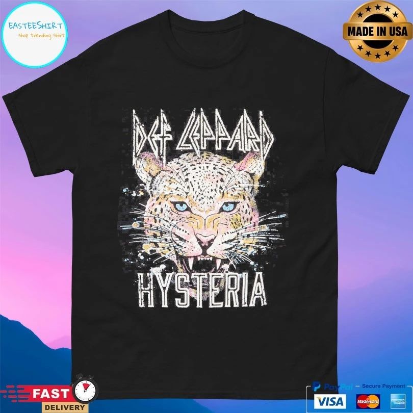 Def Leppard Hysteria Panther T-shirt