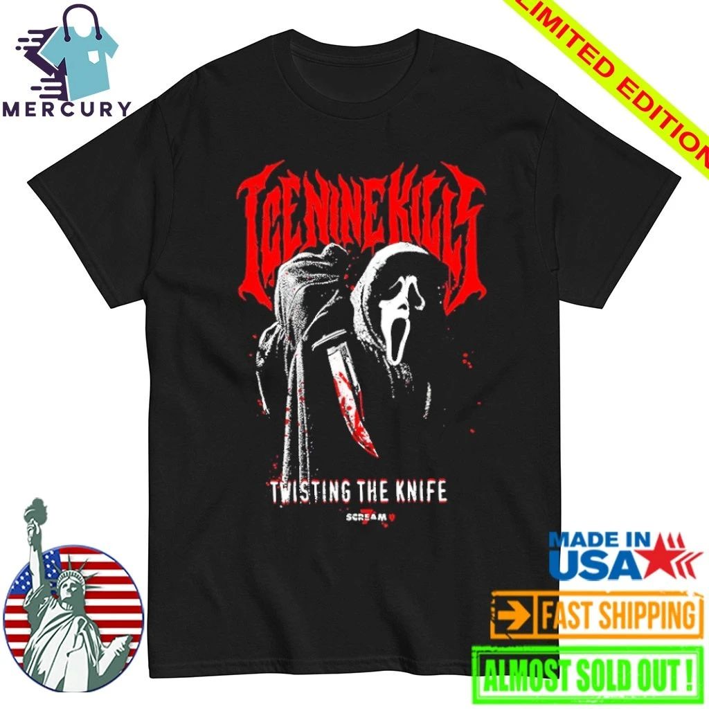 Ice Nine Kills Scream 7 Twisting The Knife Distance Shirt