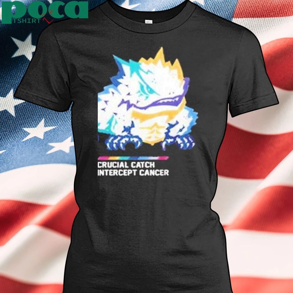 TCU Horned Frogs x Crucial Catch Intercept Cancer 2025 T-Shirt