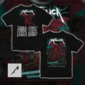 Metallica M72 World Tour 2026 Cardiff Wales European Dates Handwritten List Red Dragon T-Shirt