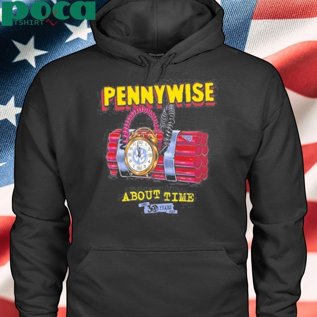 New Pennywise About Time 30yr Anniversary Shirt