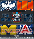 The Road Ends Here 4 Teams 2026 NCAA Men’s Final Four shirt