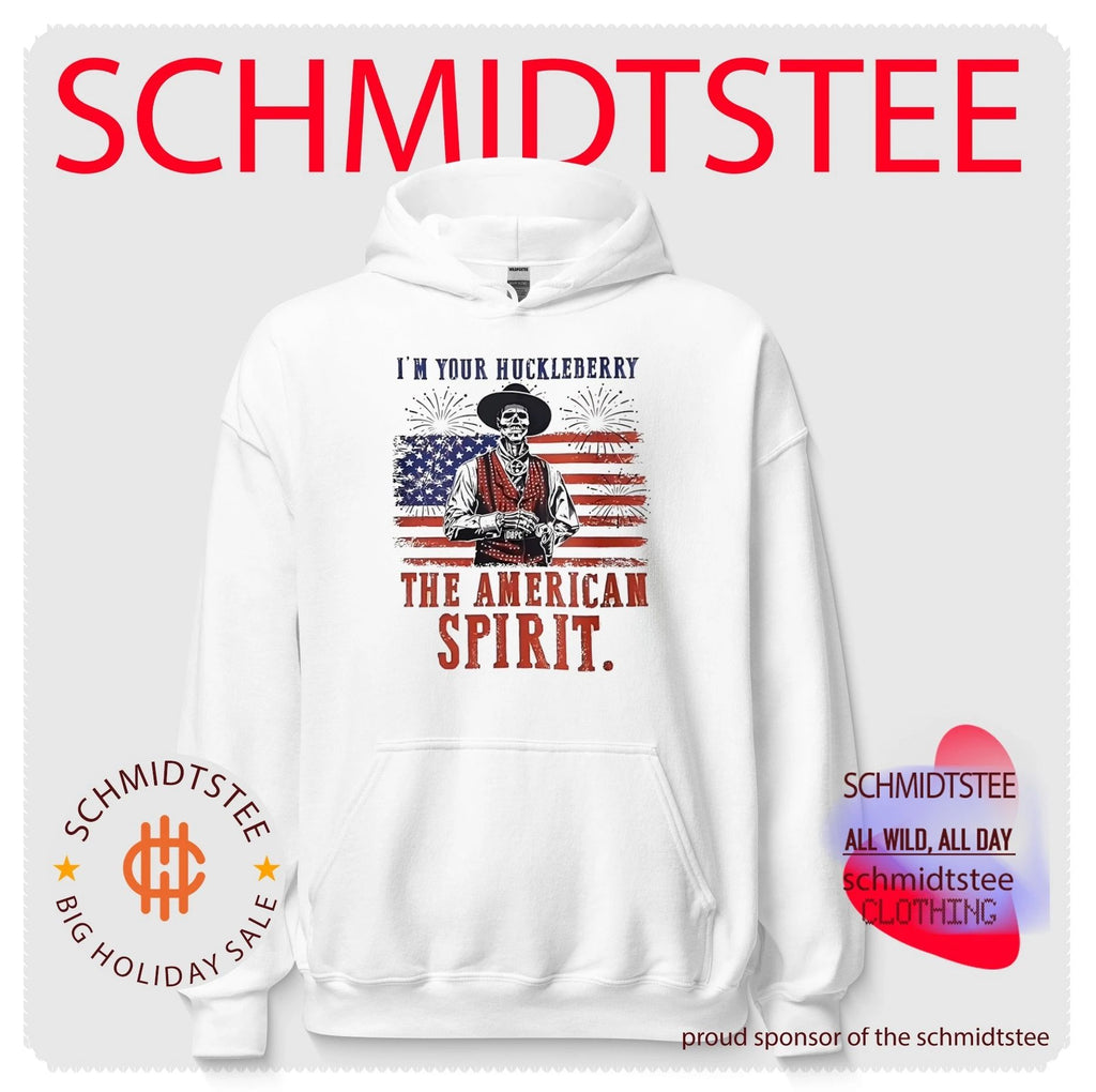 I’m your huckleberry the American spirit American flag shirt