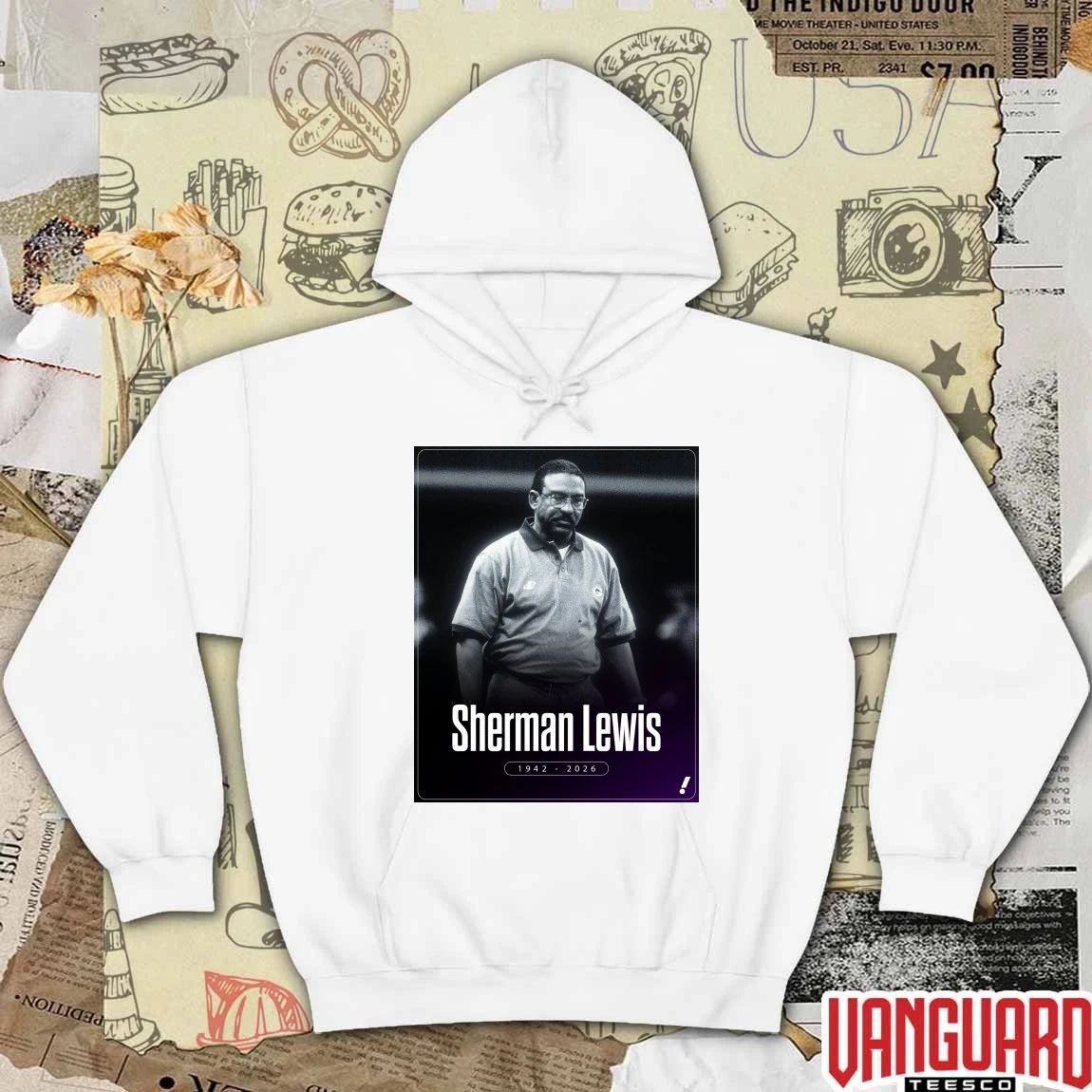 Sherman Lewis 1942 – 2026 Yahoo Sports Poster t-shirt