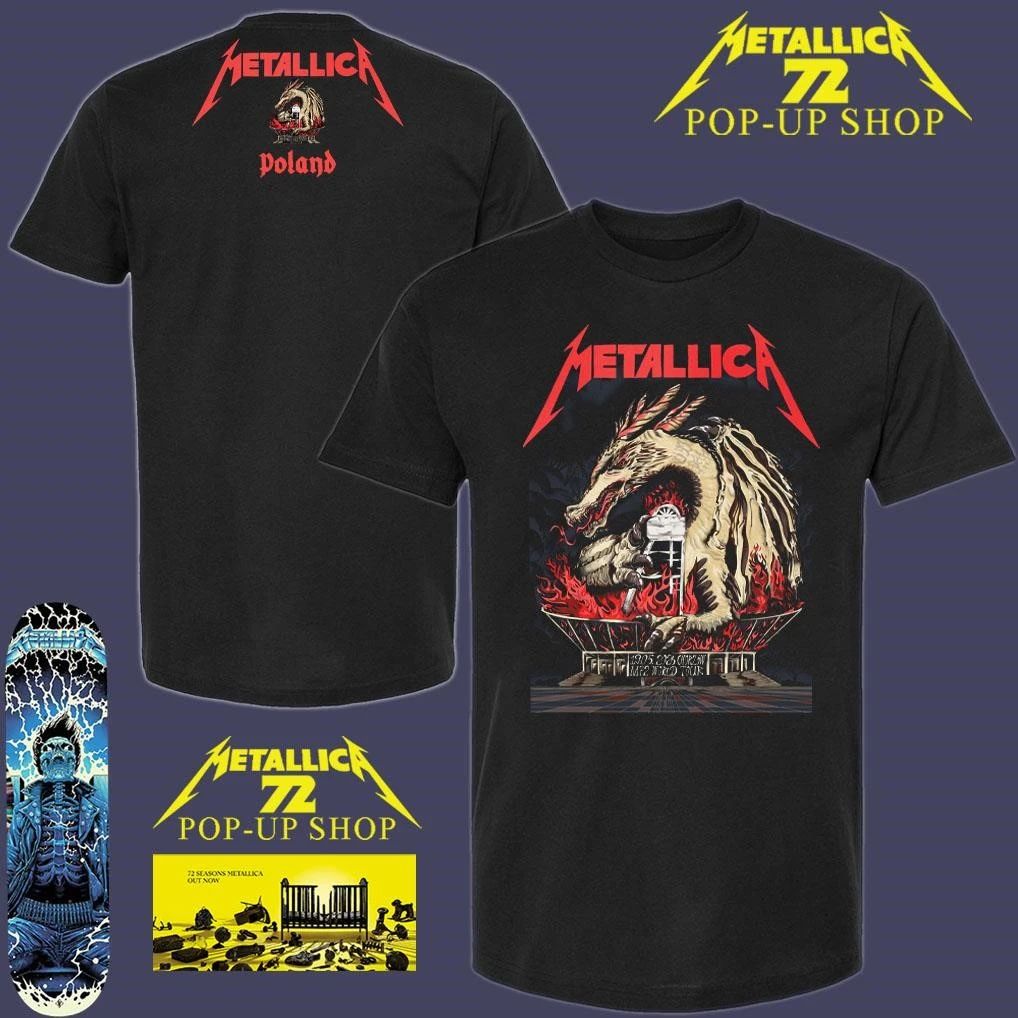 Metallica M72 Chorzów, Poland created by Karol Banach Pop-Up Shop Limited Edition T-Shirt