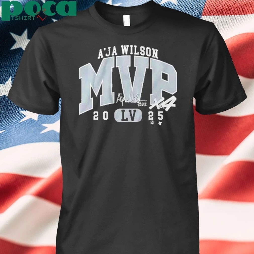 Las Vegas Aces A’Ja Wilson 4x M’VP Special Black shirt