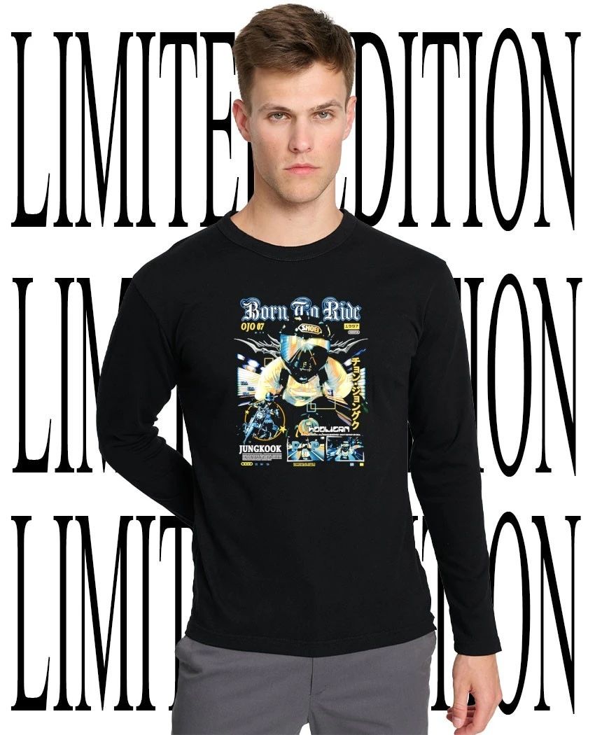 Jungkook born to ride graphic shirt