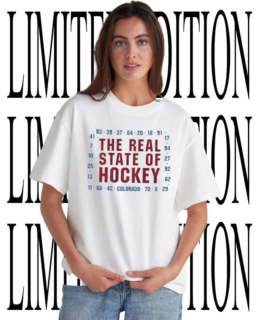 Colorado Avalanche The Real State of Hockey shirt