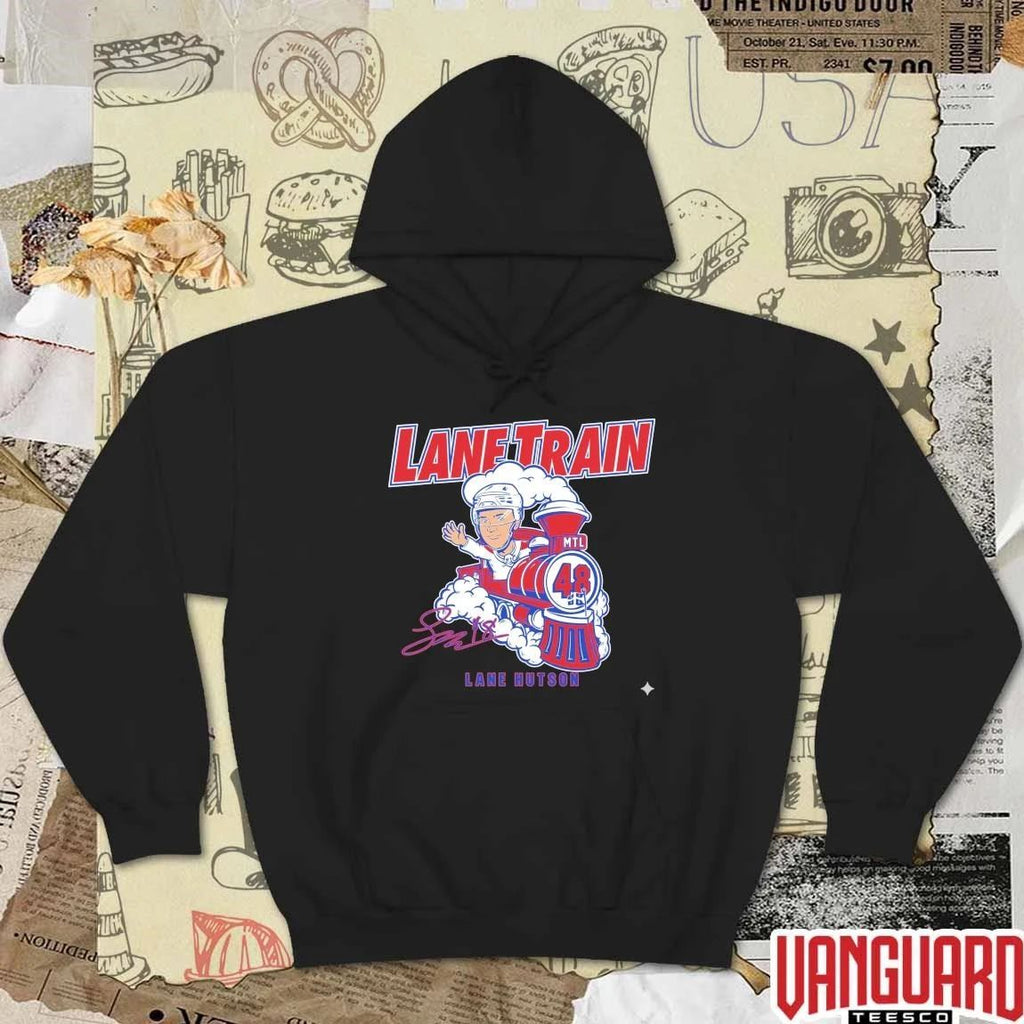 Lane Hutson Lane Train Signature Montreal Canadiens 2026 NHL Hockey t-shirt