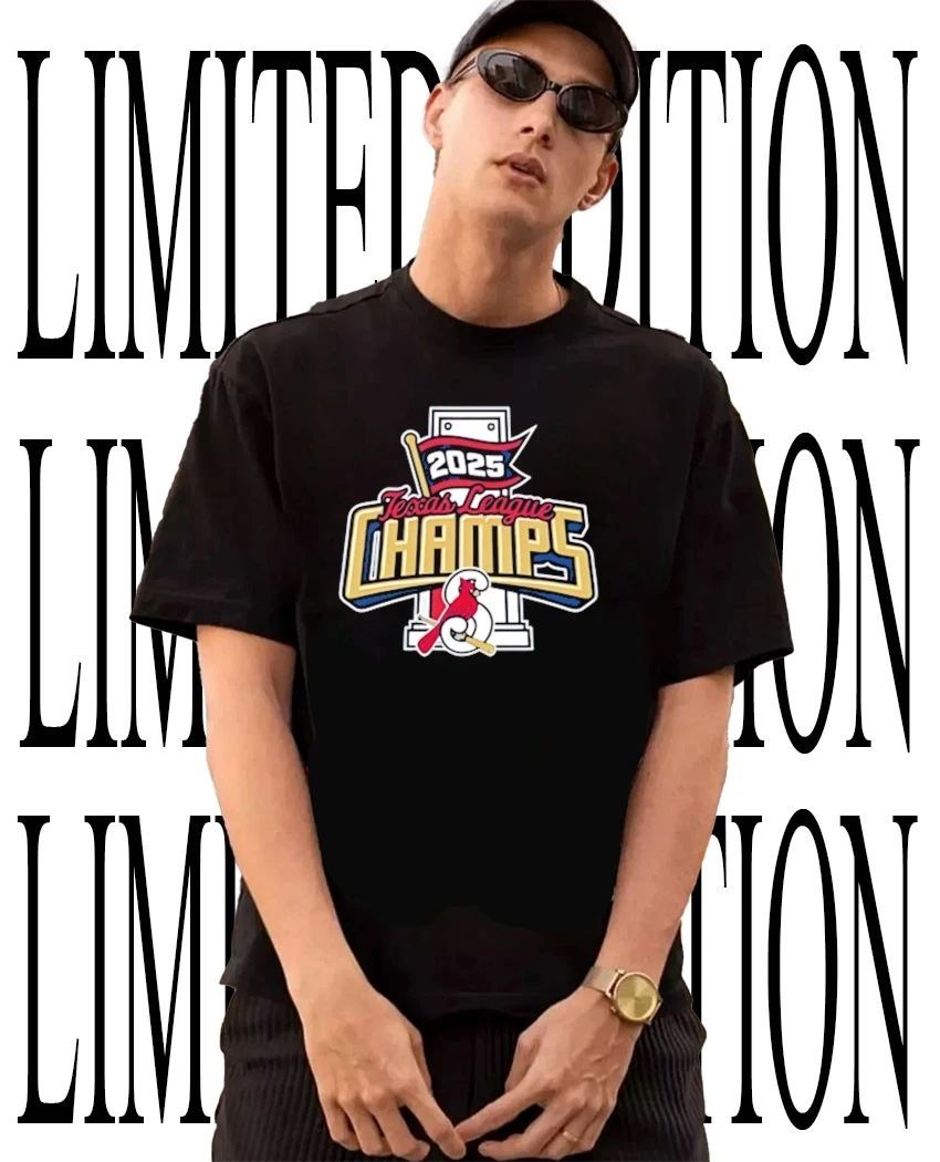 Springfield Cardinals 2025 Texas League Champions logo shirt
