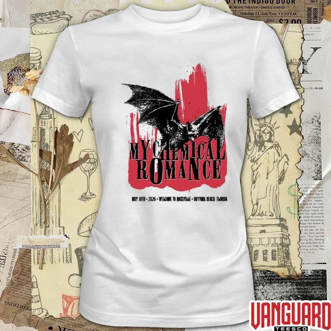 My Chemical Romance May 10 2026 Concert Daytona Beach, FL t-shirt