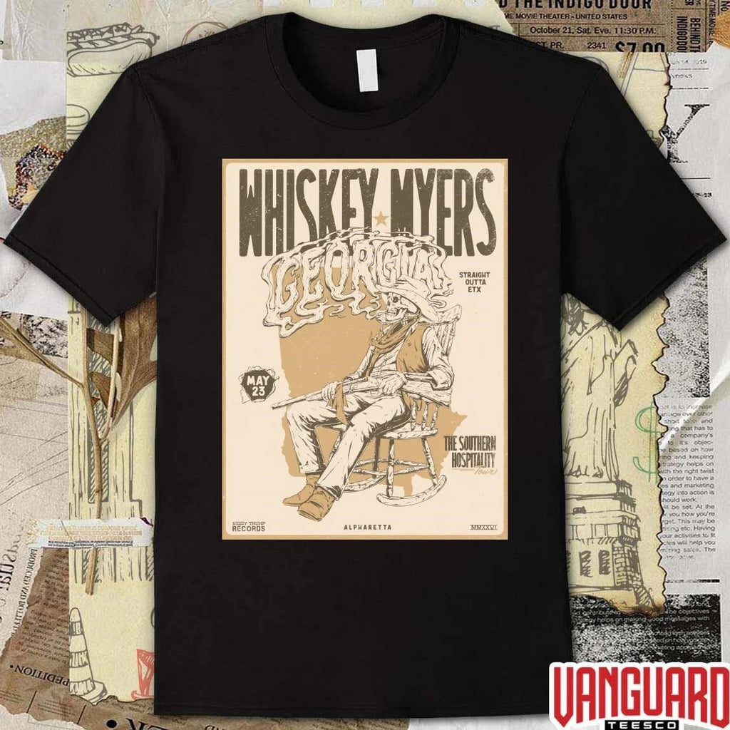 Whiskey Myers The Southern Hospitality Tour May 23 2026 Alpharetta GA Poster Pop-Up t-shirt