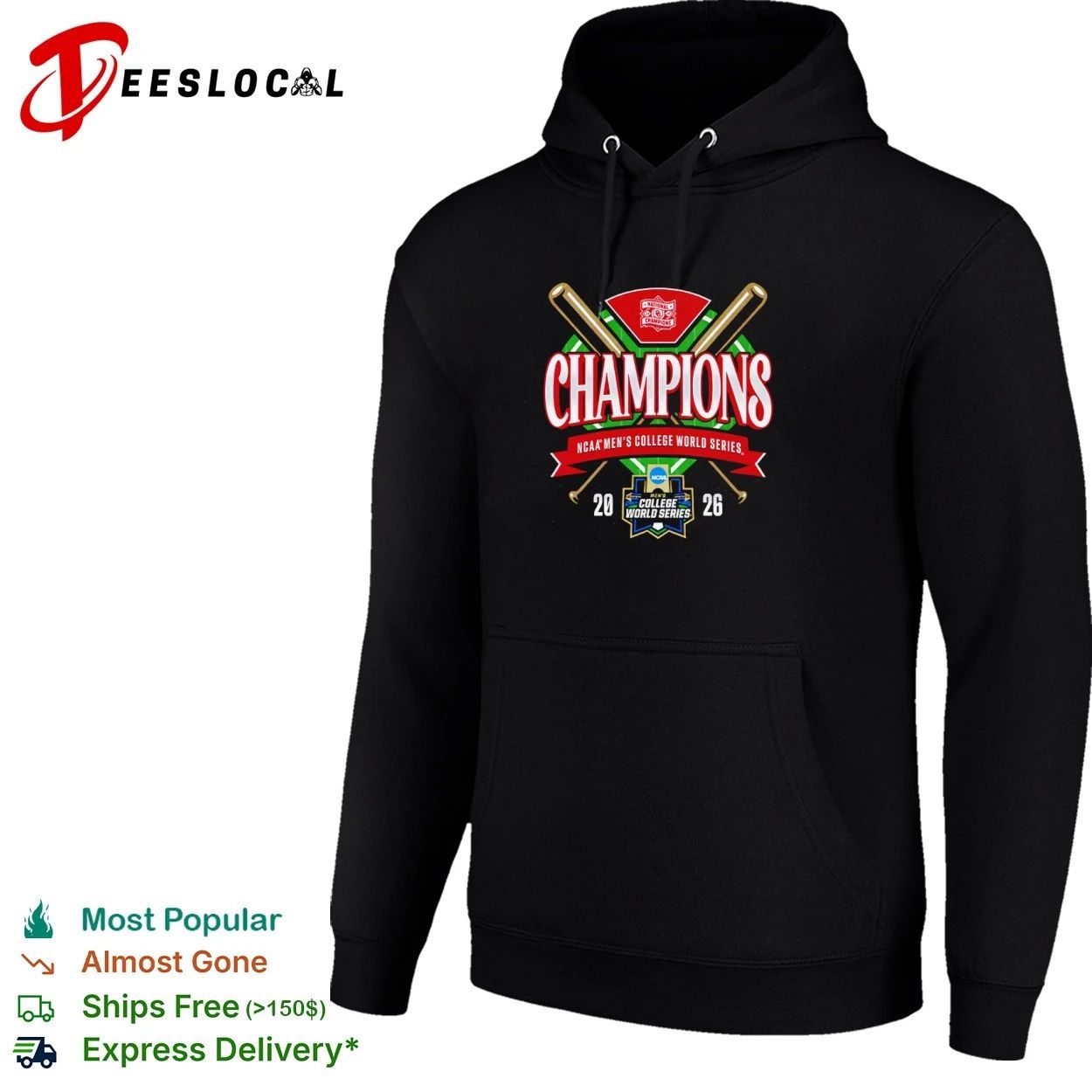 Champions NCAA Men’s College World Series 2026 T-shirt