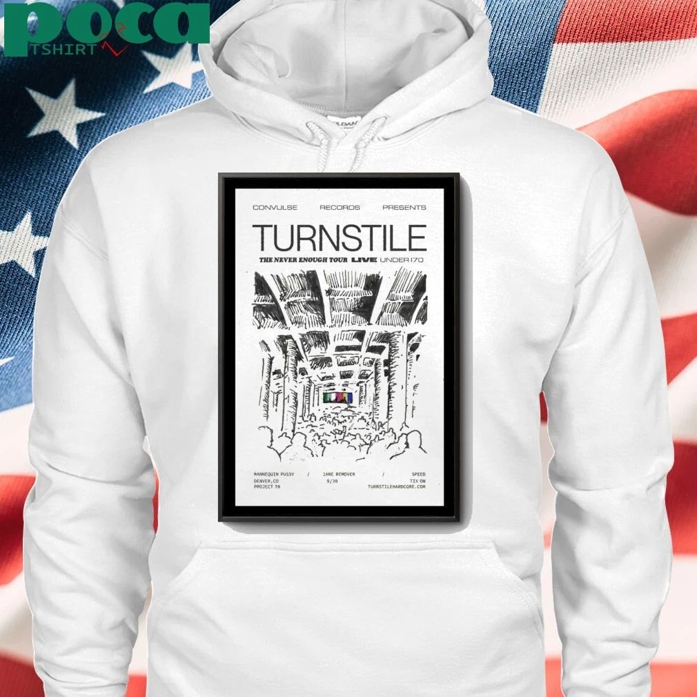 Turnstile Sep 30, 2025 Project 70 Under The Bridge. Denver, CO Poster shirt