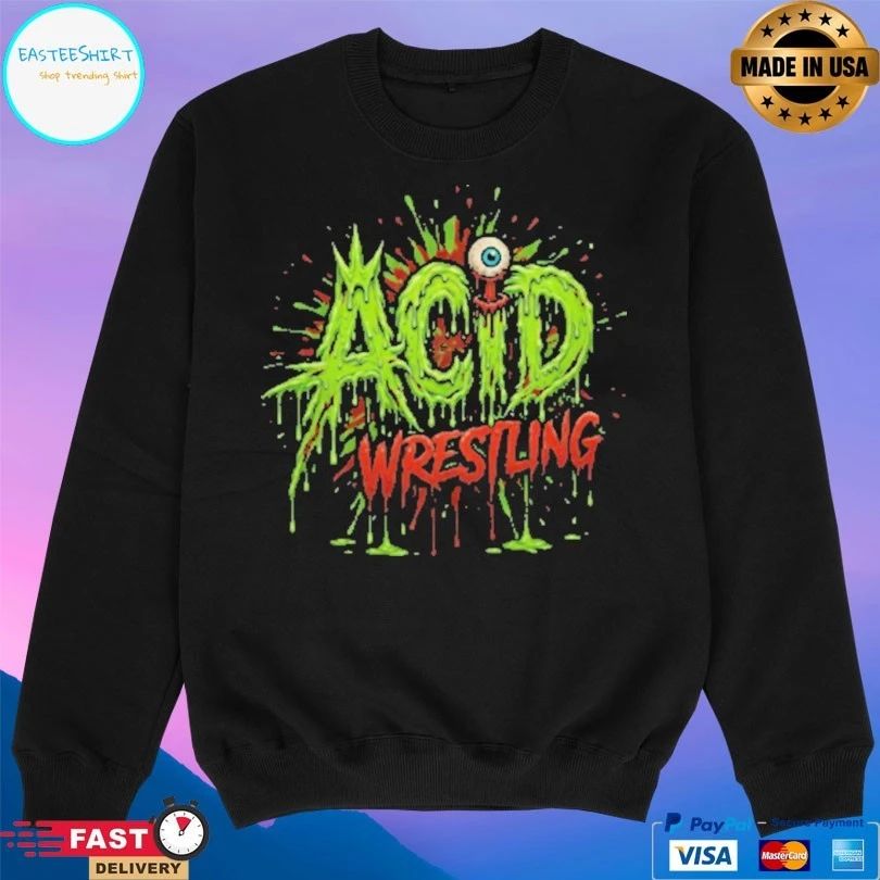 Acid Wrestling Oozing Danger T-shirts