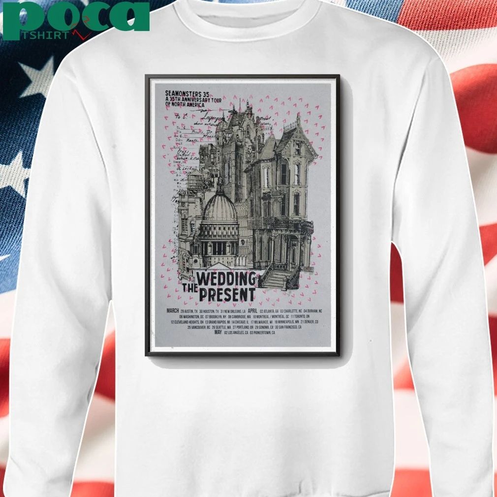 May 2 2026 The Wedding Present Los Angeles Poster TOUR shirt