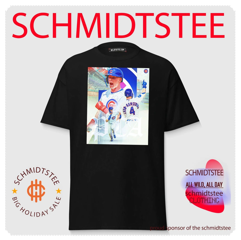 Chicago Cubs Pete Crow Armstrog in multiple action poses shirt