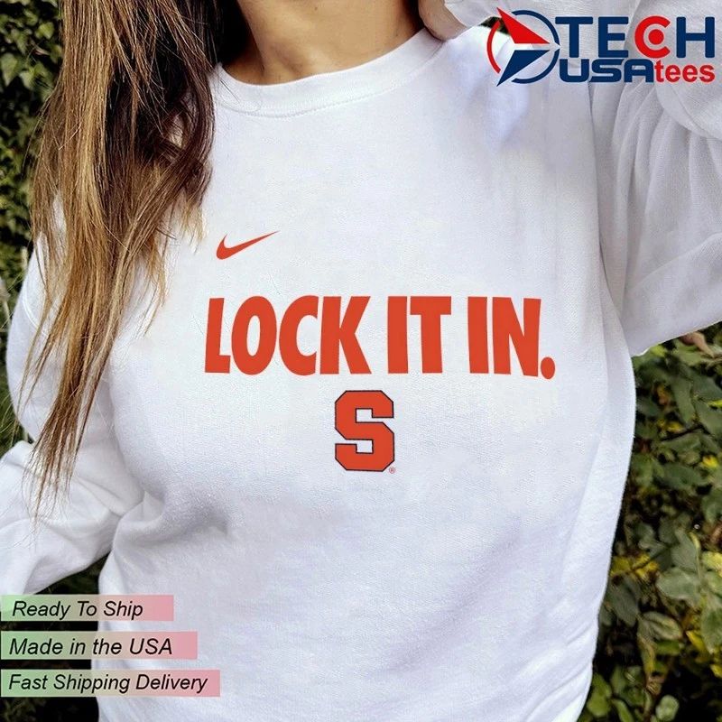 Lock it in Syracuse Orange 2026 On-Court Bench shirt