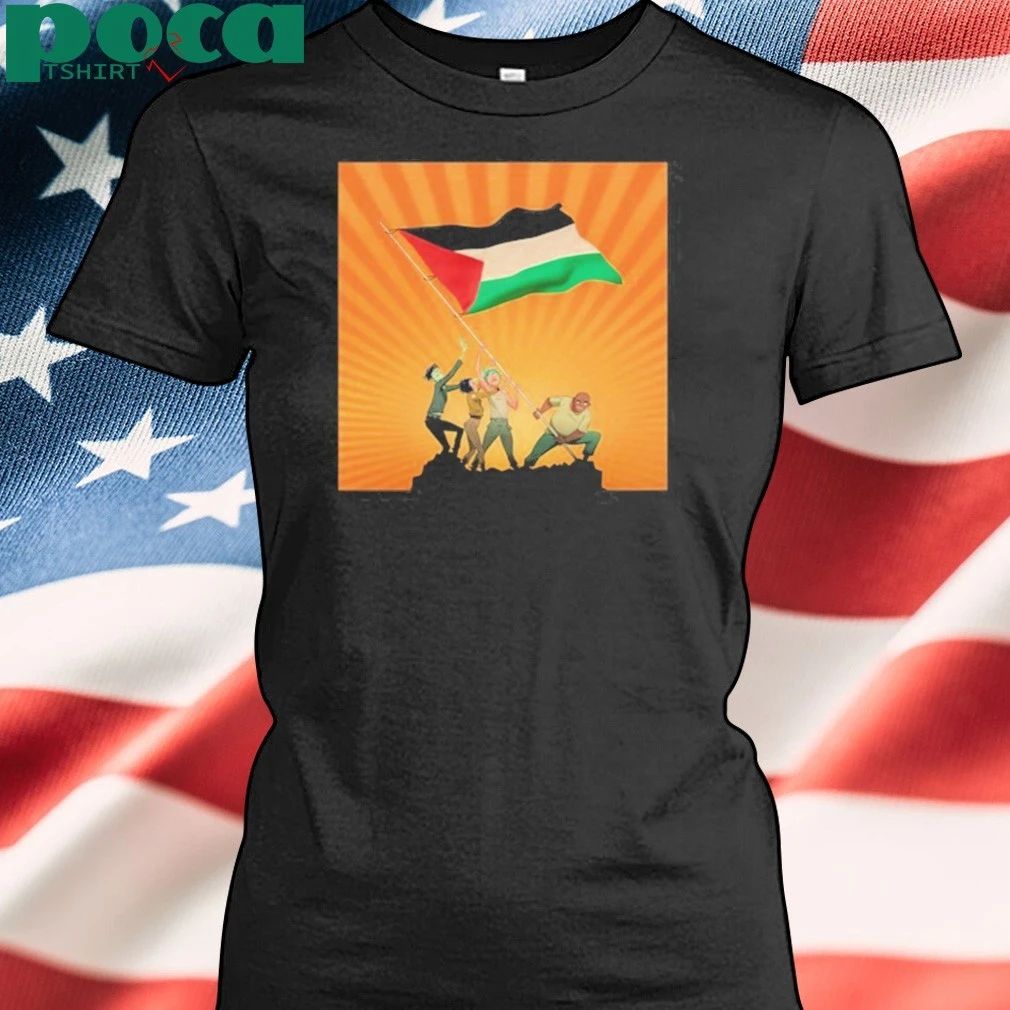 Damon Albarn Palestinian Sunrise By Gorillaz shirt