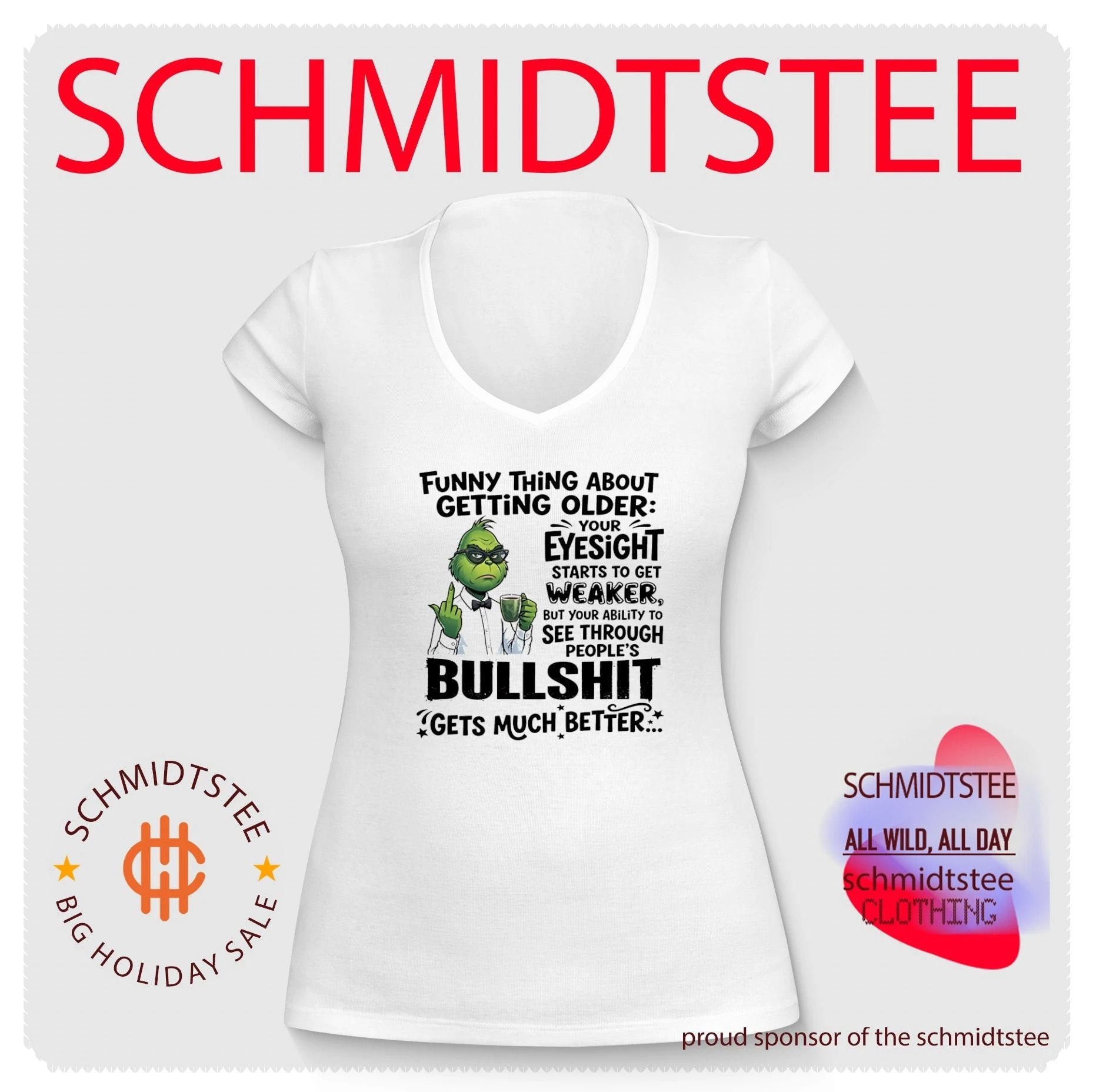 Grinch funny thing about getting older your eyesight starts to get weaker shirt