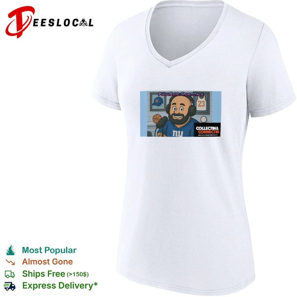 PudgyBoyz Sportstalk Collectin and Connectin T-shirt