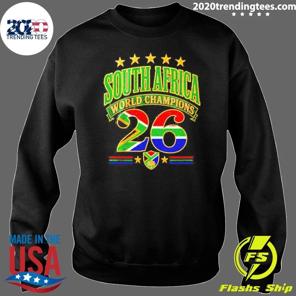 South Africa 2026 World Champions flag shirt
