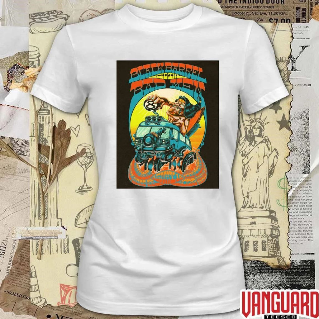 Black Barrel And The Bad Men May 16 2026 Hope AK Poster t-shirt