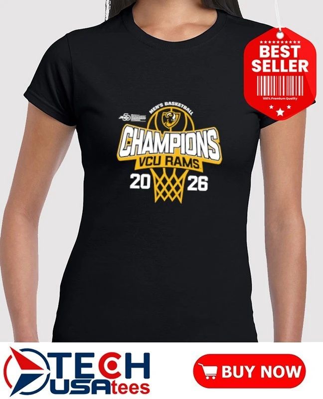 VCU Rams 2026 A-10 Men’s Basketball Tournament Champions shirt