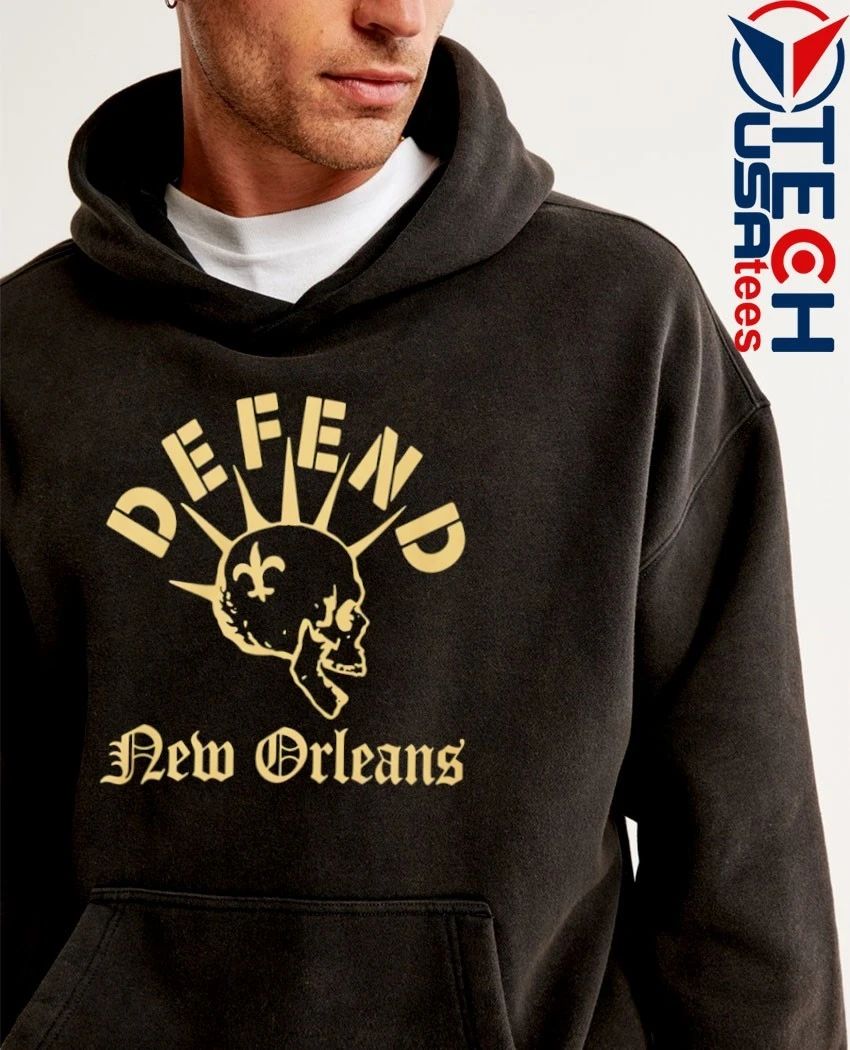Defend New Orleans skull shirt
