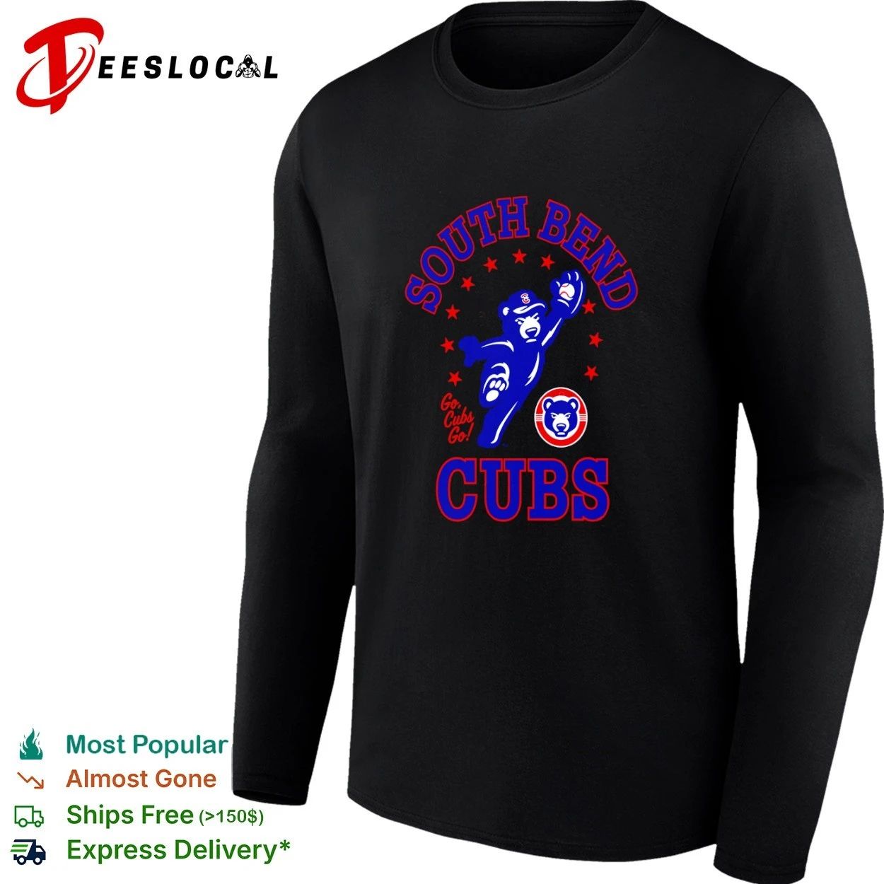 South Bend Cubs Go Cubs Go Baseball MiLB T-shirt
