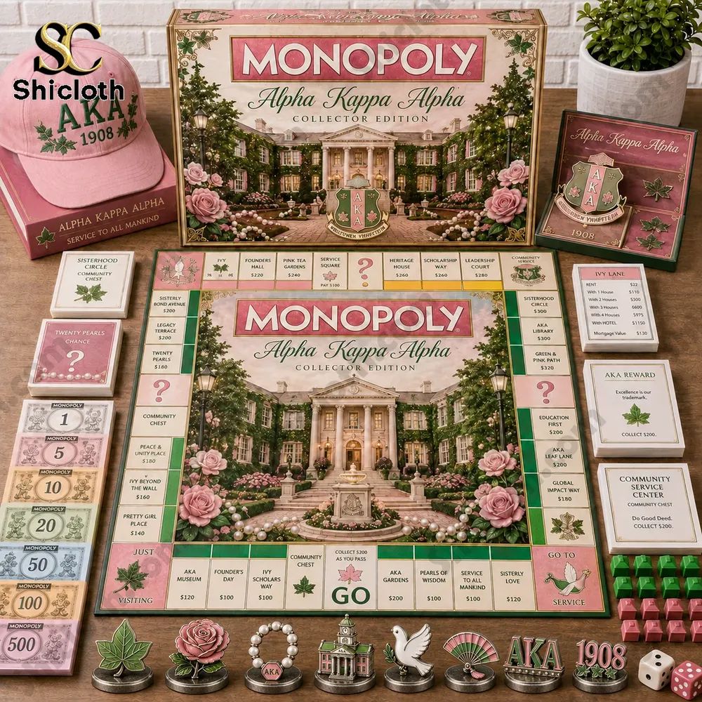 Alpha Kappa Alpha Collector’s Edition Monopoly Board Game
