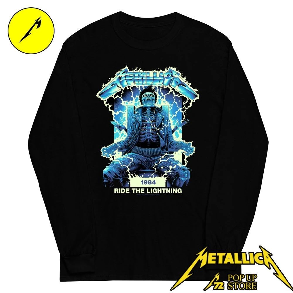 Metallica M72 Athens Pop Up Store 1984 Ride The Lightning Shirt