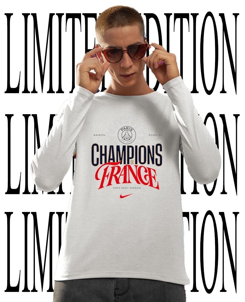 Paris Saint-Germain Champions de France 2025-2026 shirt
