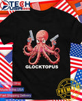 Glocktopus octopus holding gun shirt