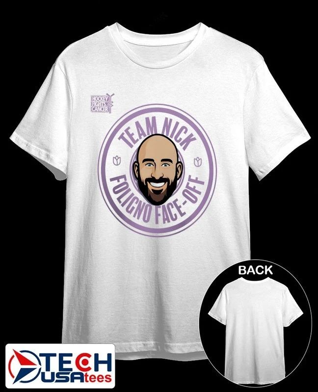Team Nick Foligno face-off shirt