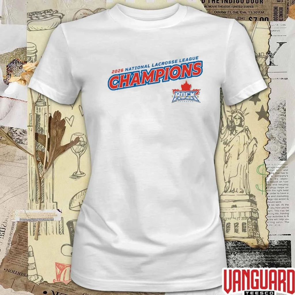 Toronto Rock 2026 National Lacrosse League Champions Trophy t-shirt