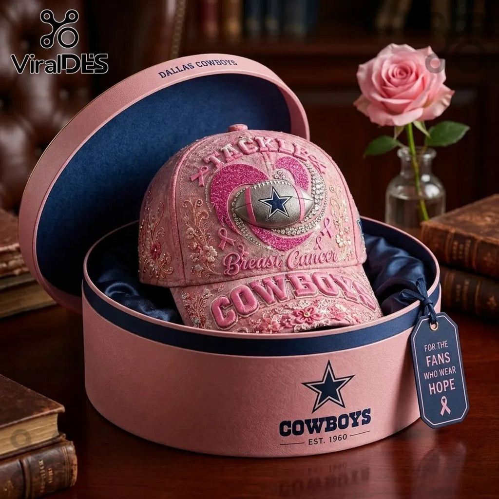Dallas Cowboys Breast Cancer Awareness Pink Cap
