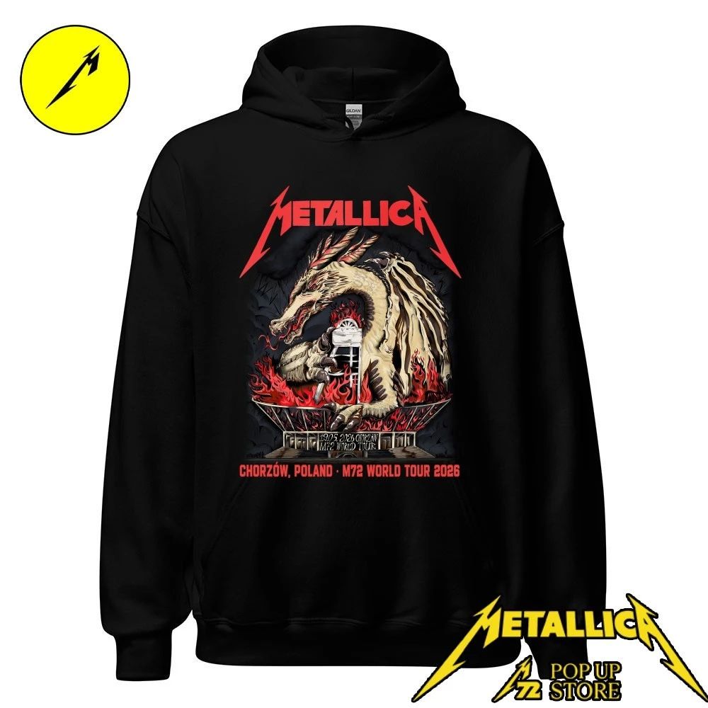 Metallica Heavy Metal Chorzów Pop Up Shop Dragon Limited-Edition Tee By Karol Banach