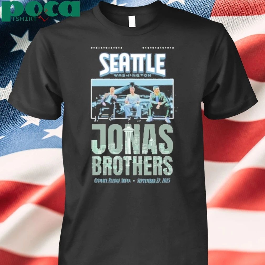 Jonas Brothers Seattle Washington Climate Pledge Arena Tour Shirt