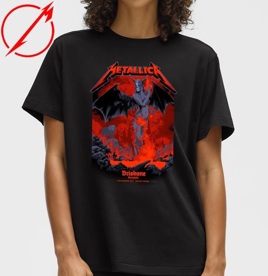 Metallica M72 Brisbane Australia Pop Up Shop By Art Ken Taylor T-Shirt