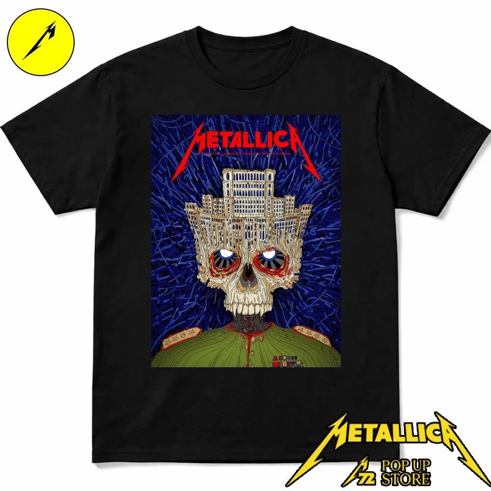 Metallica M72 Bucharest 2026 Tour Poster by Matei Apostolescu Arena Nationala, Romania Shirt