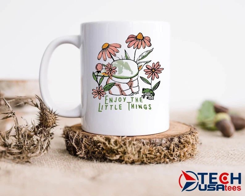 Enjoy the little things flowers shirt