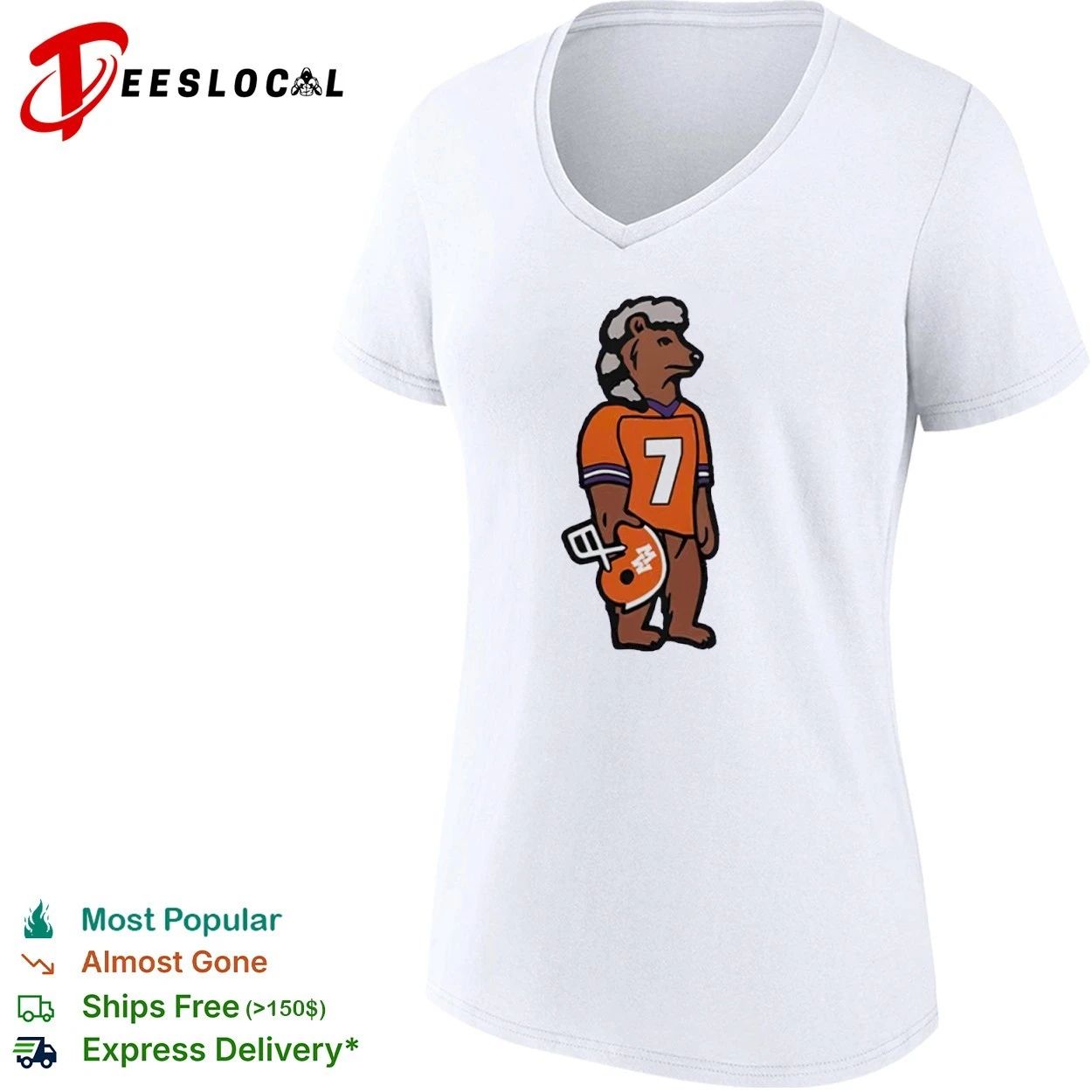 Morgan Wallen Bear 7 Clemson Tigers Country Music T-shirt