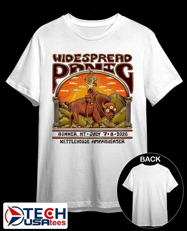 Widespread Panic Bonner MT on July 2026 shirt