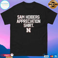 Nebraska Cornhuskers Men’s Basketball Sam Hoiberg Appreciation T-shirt
