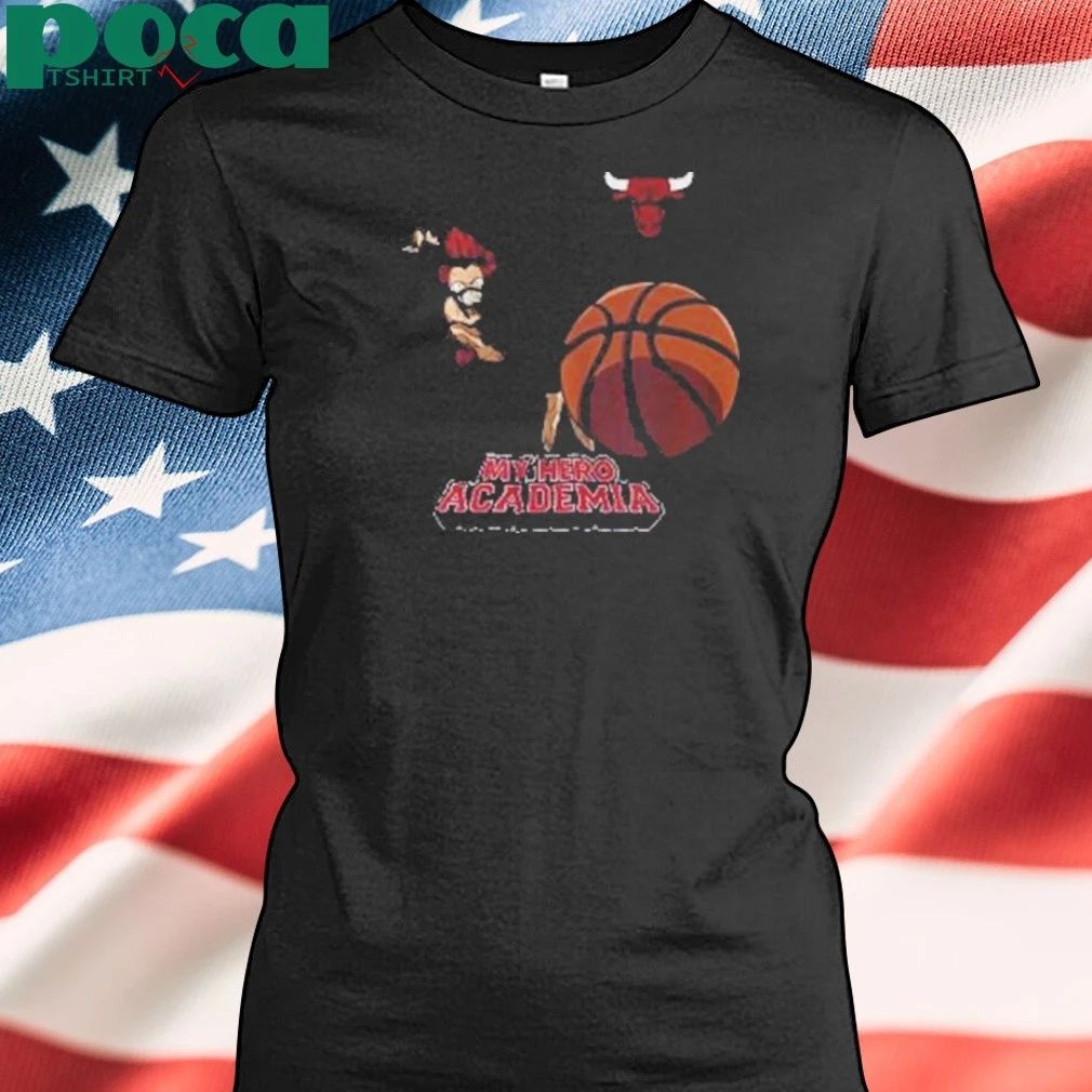Hyperfly x NBA x My Hero Academia Krishima Chicago Bulls shirt