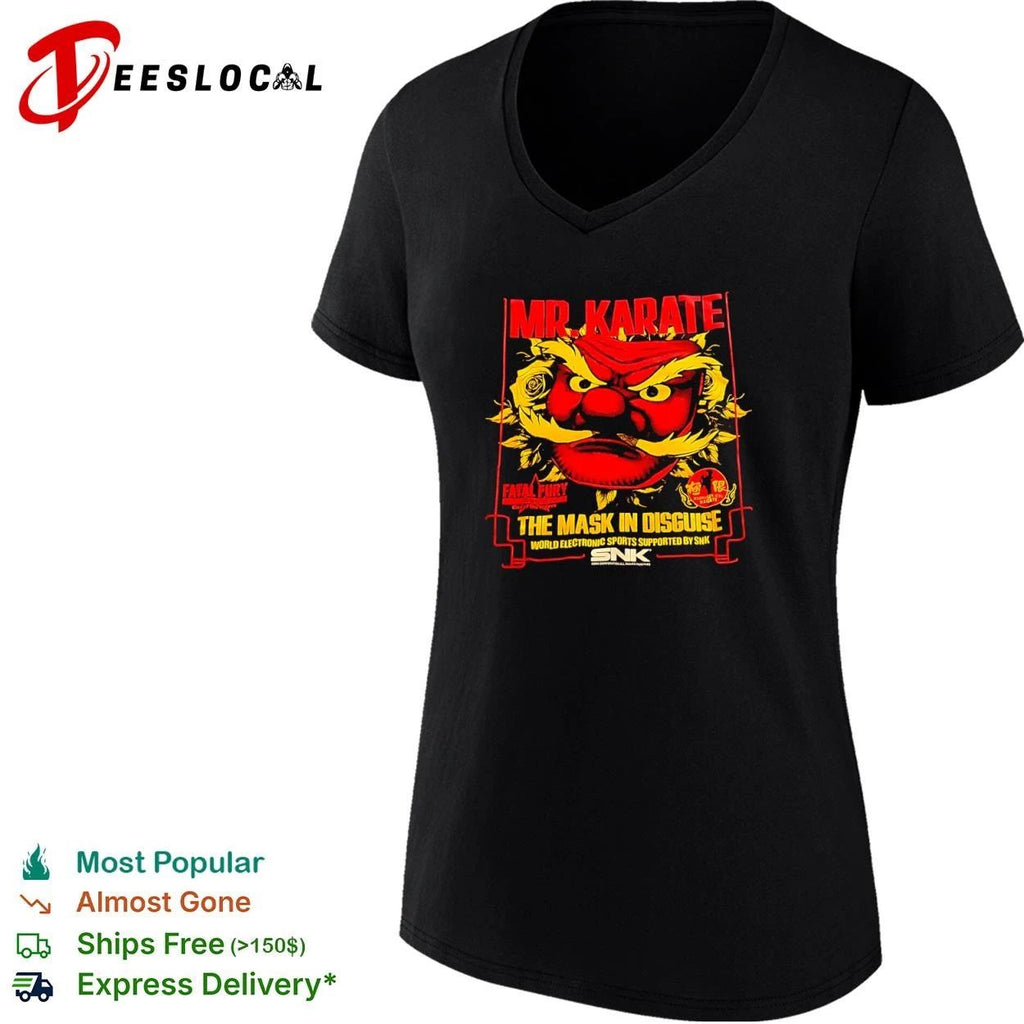 Mr Karate The Mask in Disguise Fatal Fury City of the Wolves SNK T-shirt