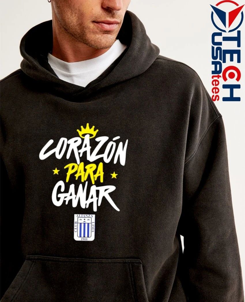 Alianza Lima Club corazón para ganar shirt